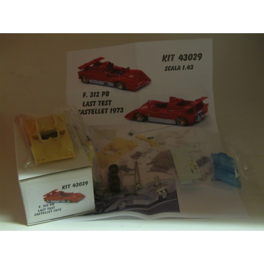 Kit Ferrari 312 PB Last Test Castellet 1973 Resin Kit 1:43